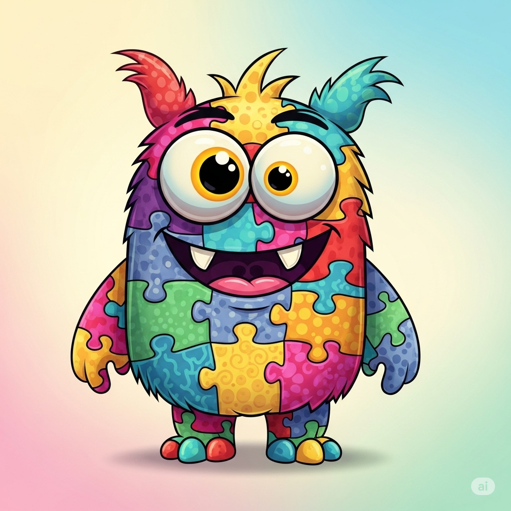Funny Monster Jigsaw