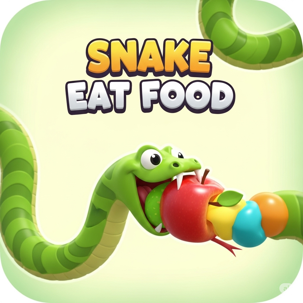 snake eat food game