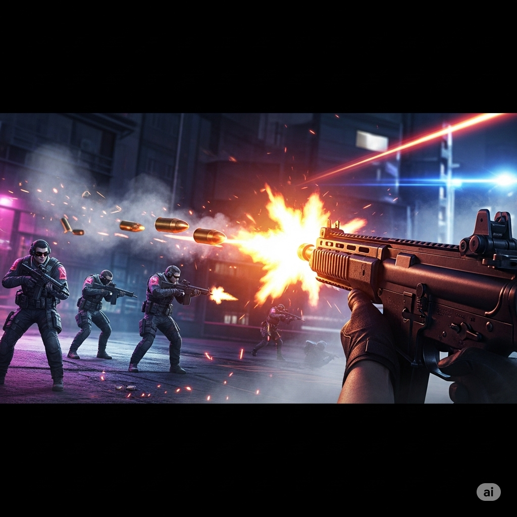 Squad Shooter Simulation Shootout