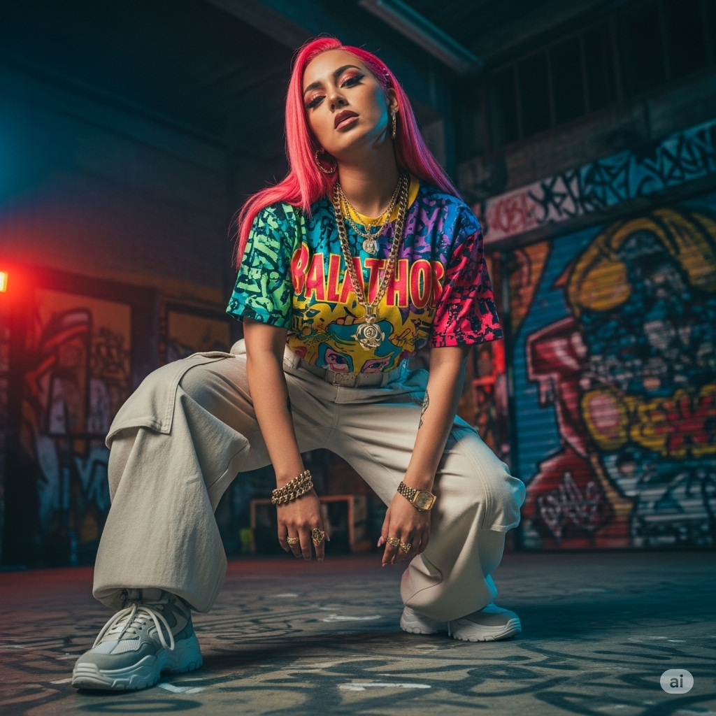 Stylish Hip Hop Girl