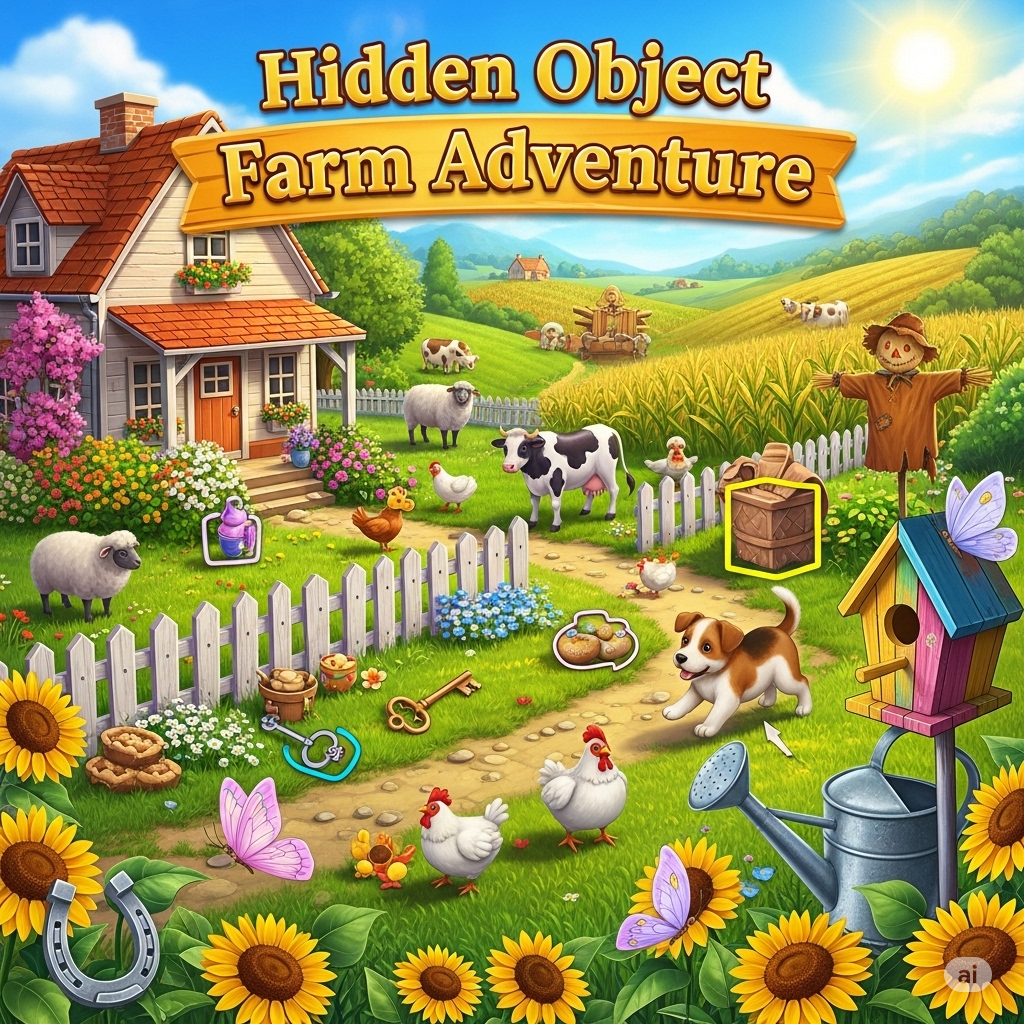 Hidden Object Farm Adventure